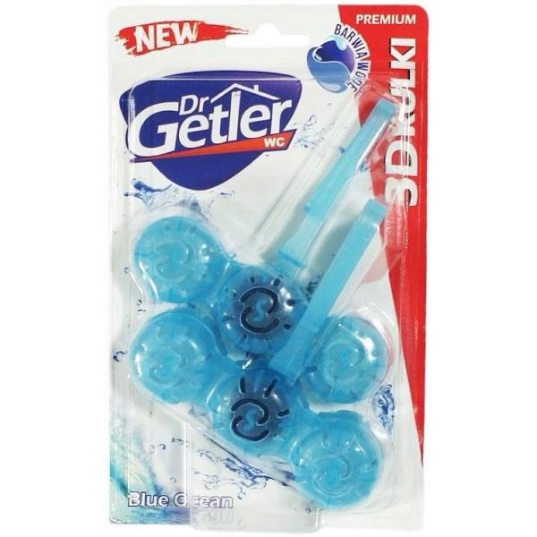 Dr Getler kostka do WC – kulki 3D barwiąca 2szt. Morska