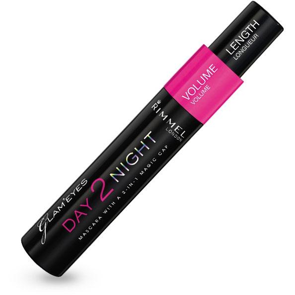 Rimmel DAY 2 NIGHT tusz do rzęs 001 black