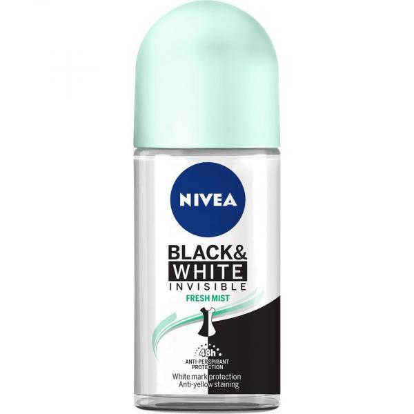 Nivea roll-on Invisible Fresh Mist Black & White 50ml
