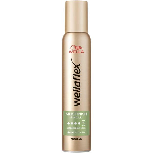 Wellaflex pianka do włosów 200ml (5) Silk Finish Ultra Strong Hold