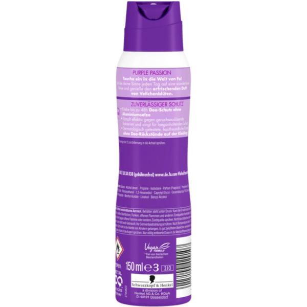 Fa dezodorant 150ml Purple Passion