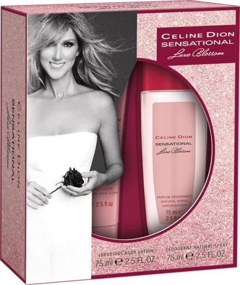 Celine Dion zestaw Sensational Luxe Blossom dezodorant perfumowany 75ml + balsam do ciała 75ml
