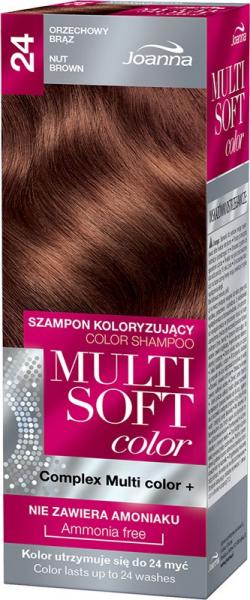Joanna Multi Soft 24 orzechowy brąz szampon