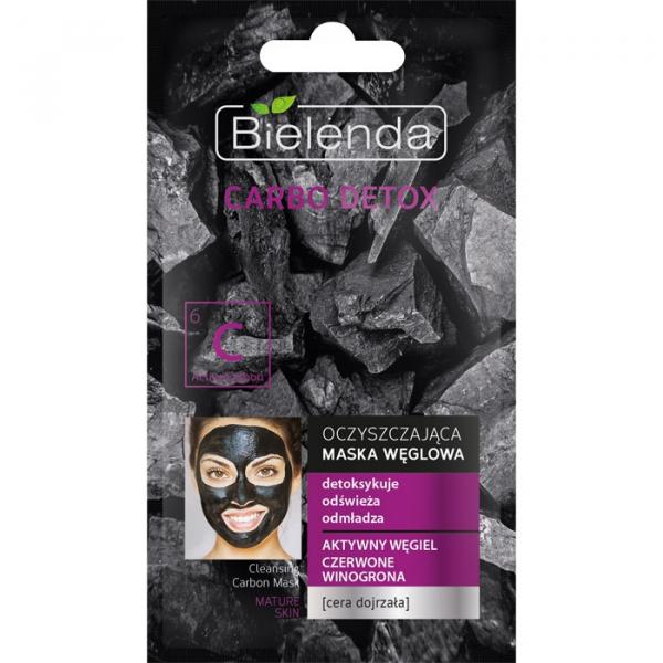 Bielenda Carbo Detox maska oczyszczająca do cery dojrzałej 8g