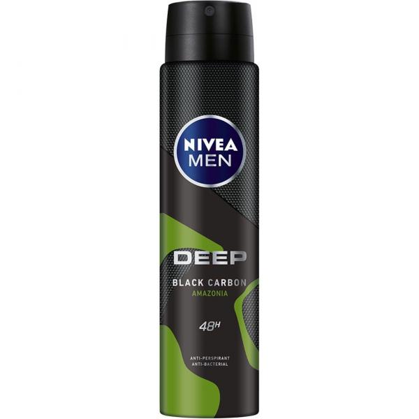 Nivea Men dezodorant Deep Black Carbon Amazonia 150ml
