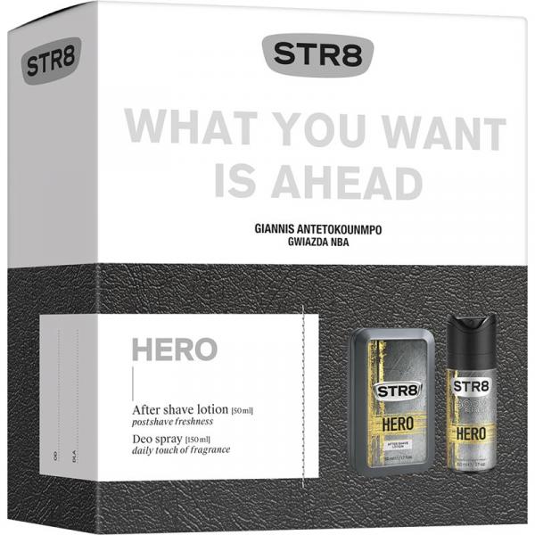 STR8 zestaw Hero woda po goleniu 50ml + dezodorant 150ml