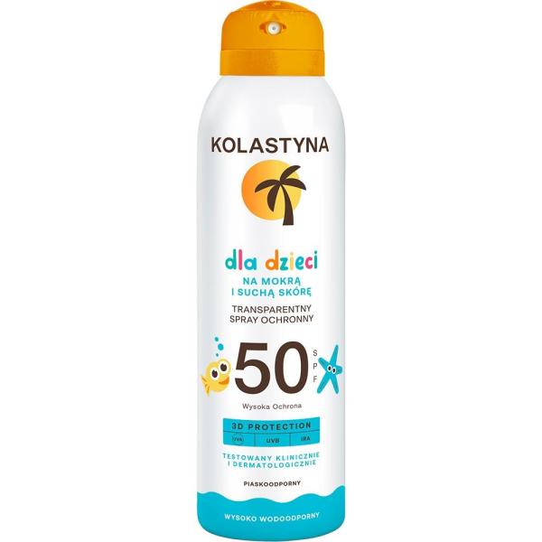 Kolastyna Spray do opalania dla dzieci SPF50 150ml
