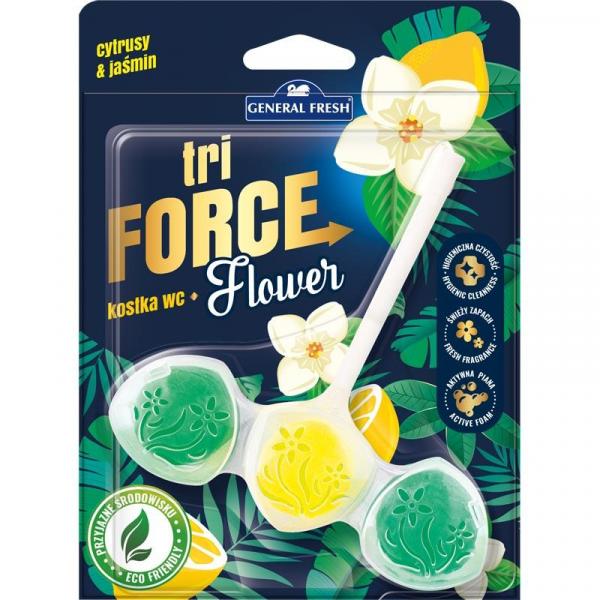 General Fresh Tri-Force Flower kostka do WC 45g Cytrusy/Jaśmin