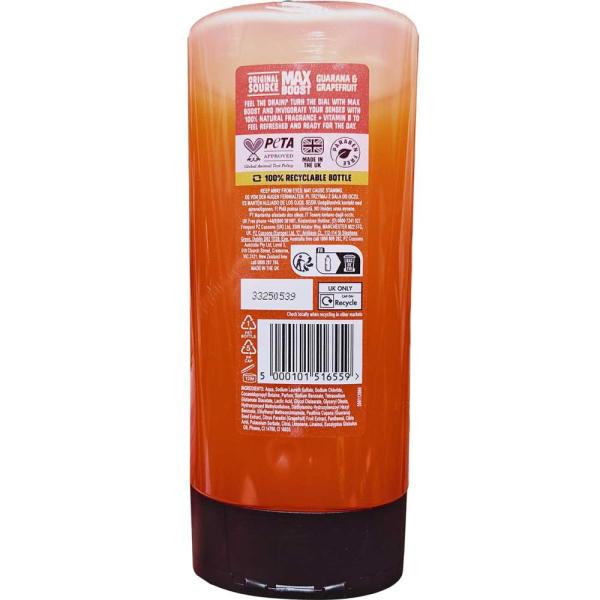 Original Source żel pod prysznic Guarana & Grapefruit 400ml