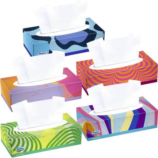 Regina Good Vibes chusteczki 3-warstwowe 100 sztuk Kartonik