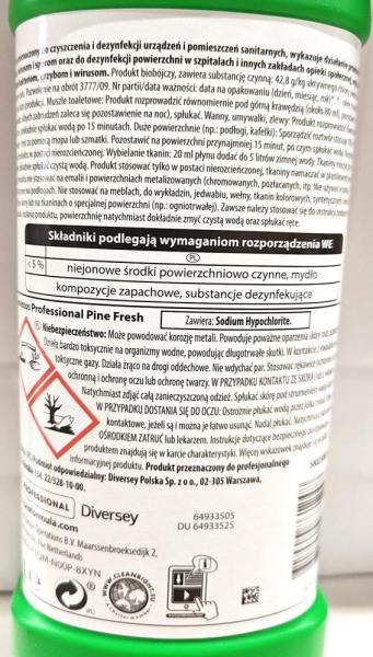 Domestos Professional żel do WC 1L Pine Fresh
