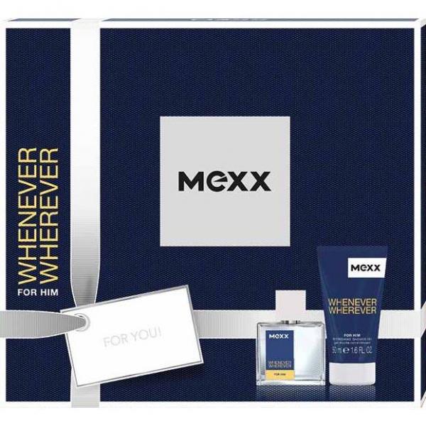 Mexx zestaw MEN Whenever Wherever EDT 30ml + SG 50ml