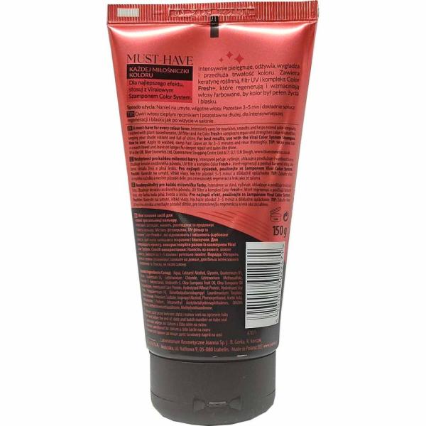 Joanna Color System Viralowa maska do włosów farbowanych 150g 