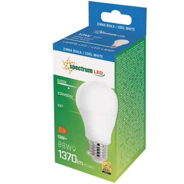 Spectrum LED żarówka GLS E27 13W