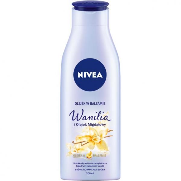 Nivea olejek w balsamie Wanilia i Olejek Migdałowy 200ml