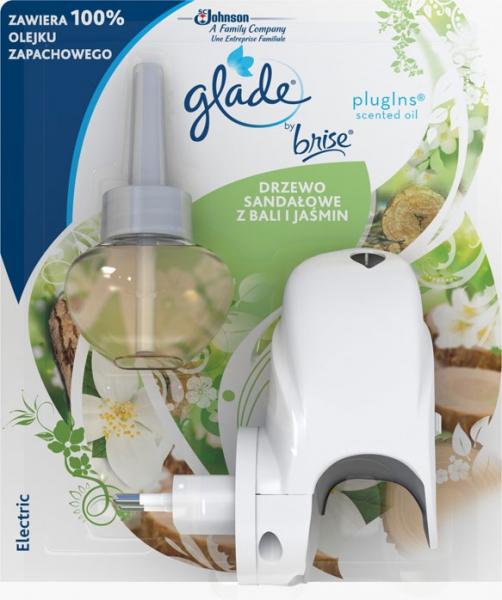 Glade by Brise Electric odświeżacz z olejkiem Drzewo sandałowe i Jaśmin urządzenie