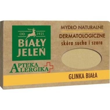 Biały Jeleń Apteka Alergika mydło naturalne 125g Glinka biała