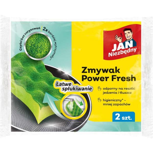 Jan Niezbędny zmywak Power Fresh 2szt.