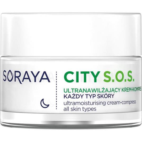 Soraya City S.O.S krem nawilżający na noc każdy typ skóry 50ml