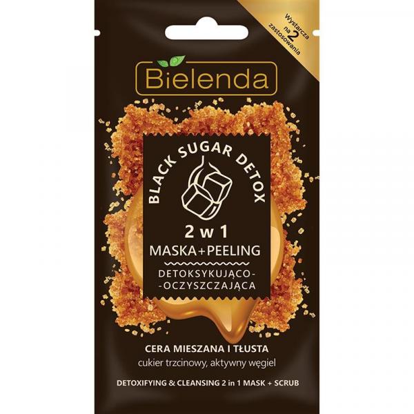 Bielenda Black Sugar Detox maska do twarzy detoksykująco-oczyszczająca