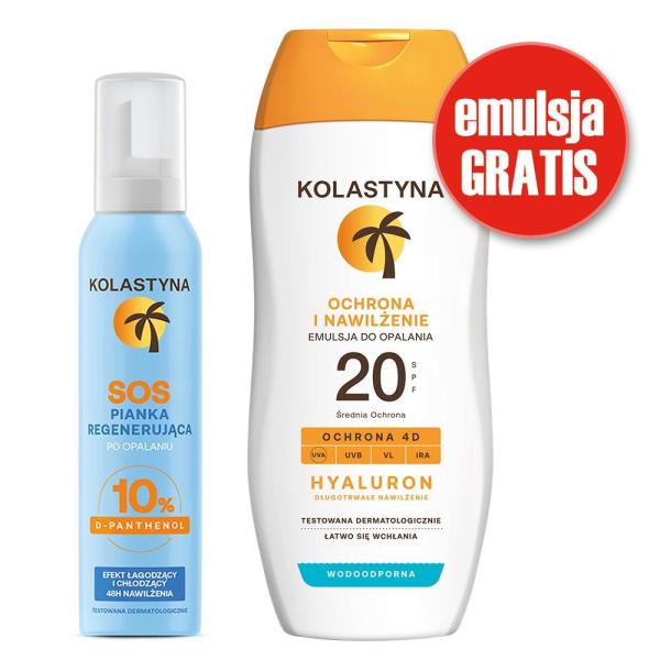 Kolastyna Opalanie pianka po opalaniu 100ml regenerująca