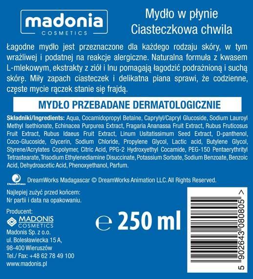 Madonia Madagaskar mydło w płynie 250ml