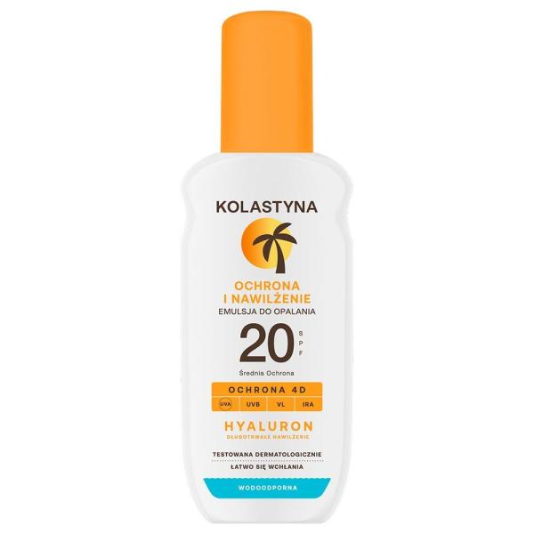 Kolastyna Opalanie emulsja do opalania SPF20 150ml spray