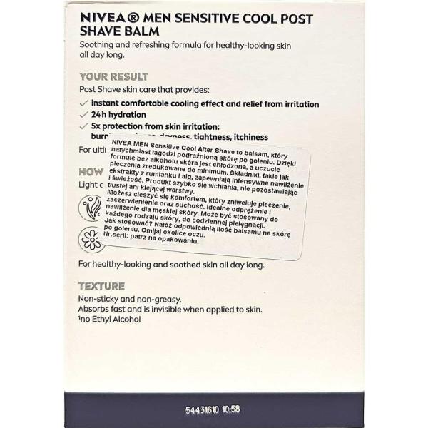 Nivea Men balsam po goleniu Sensitive Cool 100ml