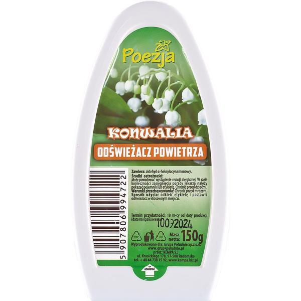 Poezja odświeżacz żelowy łódka konwalia 150g