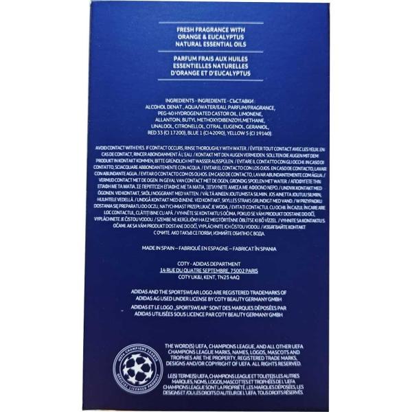 Adidas płyn po goleniu 100ml Champions Star dla mężczyzn