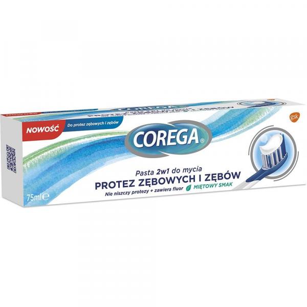 Corega pasta do zębów i protez zębowych 75ml
