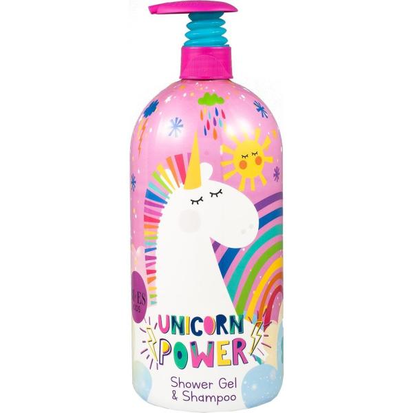 Bi-es Unicorn żel do mycia i szampon do włosów 2w1 1L Power
