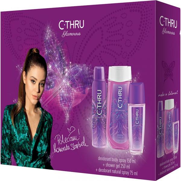 C-THRU zestawGlamorous dezodorant perfumowany 75ml + dezodorant 150ml