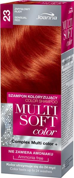 Joanna Multi Soft 23 zmysłowy rudy szampon