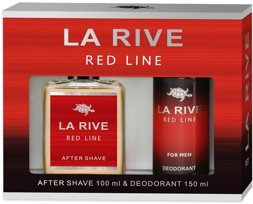 La Rive zestaw Red Line płyn po goleniu + deo