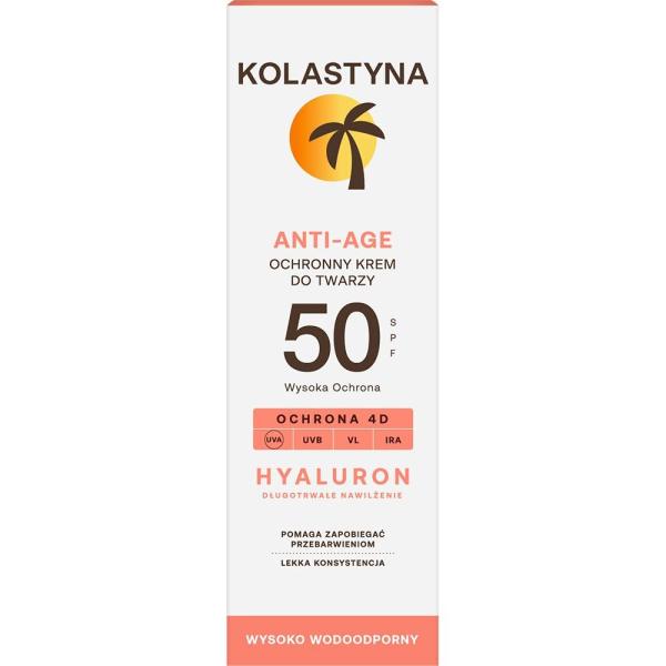 Kolastyna Opalanie Krem ochronny do twarzy SPF50 50ml