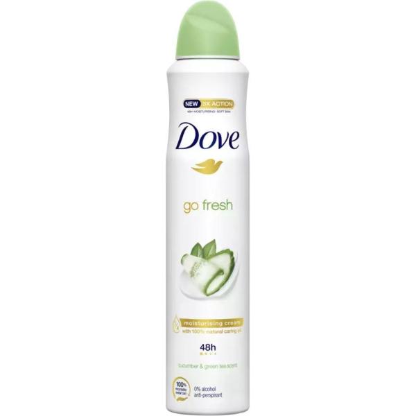Dove Go Fresh dezodorant 250ml Green Tea & Cucuber
