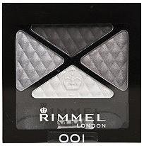 Rimmel Glam Eyes quad 001 Smokey Noir cienie do powiek poczwórne