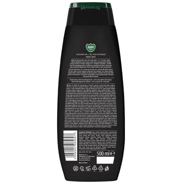 Bispol Aura żel pod prysznic 500ml MEN 3w1 (ASG-010-020)