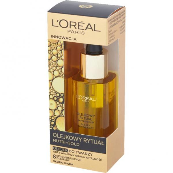 Loreal Nutri-Gold olejek do twarzy skóra sucha 30ml