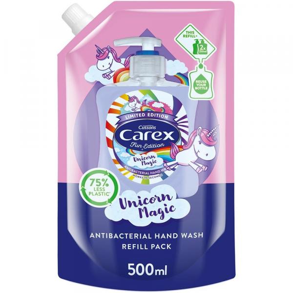 Carex mydło antybakteryjne zapas Unicorn 500ml
