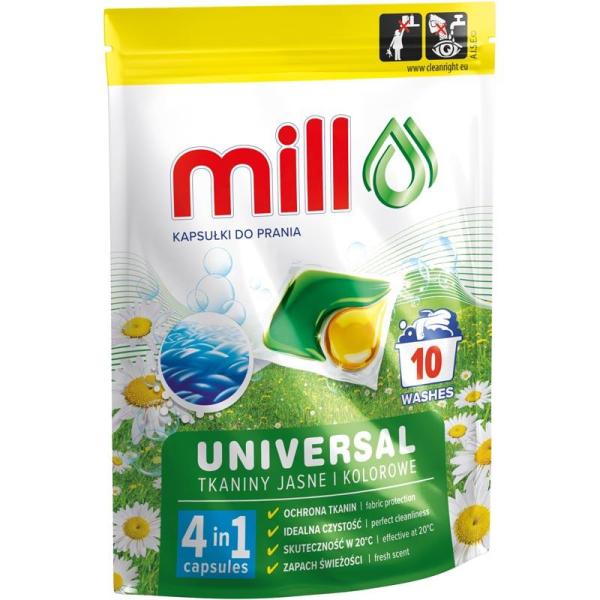 Mill Professional kapsułki piorące 10 sztuk Universal