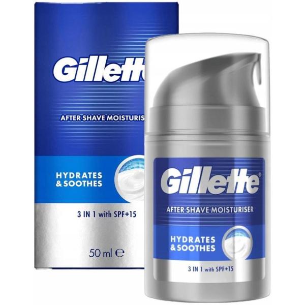 Gillette 3in1 Hydrates & Soothes balsam po goleniu 50ml
