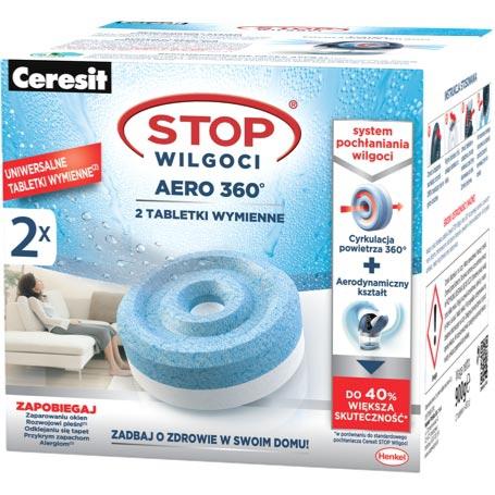 Ceresit aero 360 tabletki do pochłaniacza wilgoci neutral