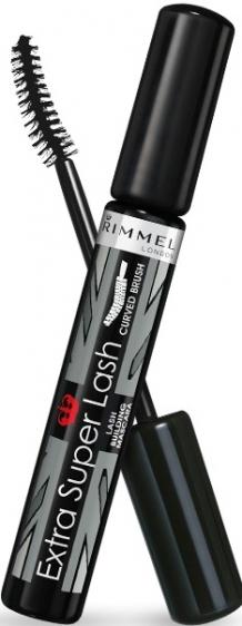 Rimmel Extra Super Lash Black wygięta szczoteczka