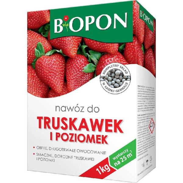 Biopon granulowany nawóz do truskawek i poziomek 1kg
