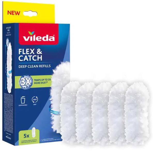 Vileda Flex&Catch wkład do miotełki 5szt