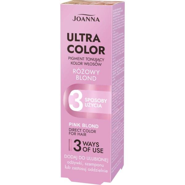 Joanna Ultra Color pigment tonujący 100ml Różowy Blond