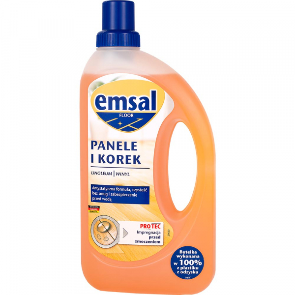 Emsal płyn do pielęgnacji paneli i korka 750ml