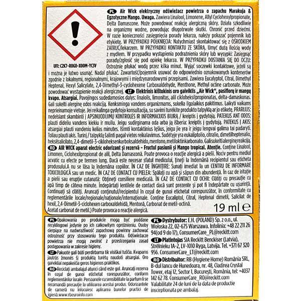 Air Wick elektryczny urządzenie Marakuja i Mango